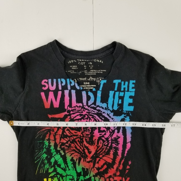 Faded Glory 100% Transitional Cotton graphic tee Sm - Picture 6 of 7